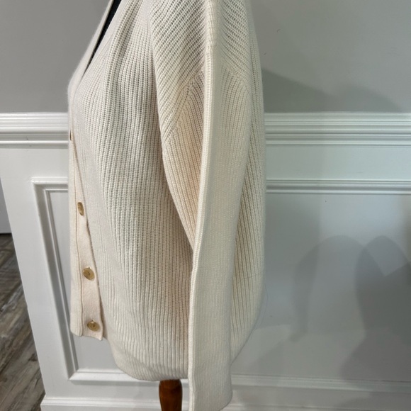 Mongolian Cashmere Oversized Boyfriend Cardigan Sweater Size Small - Picture 7 of 15